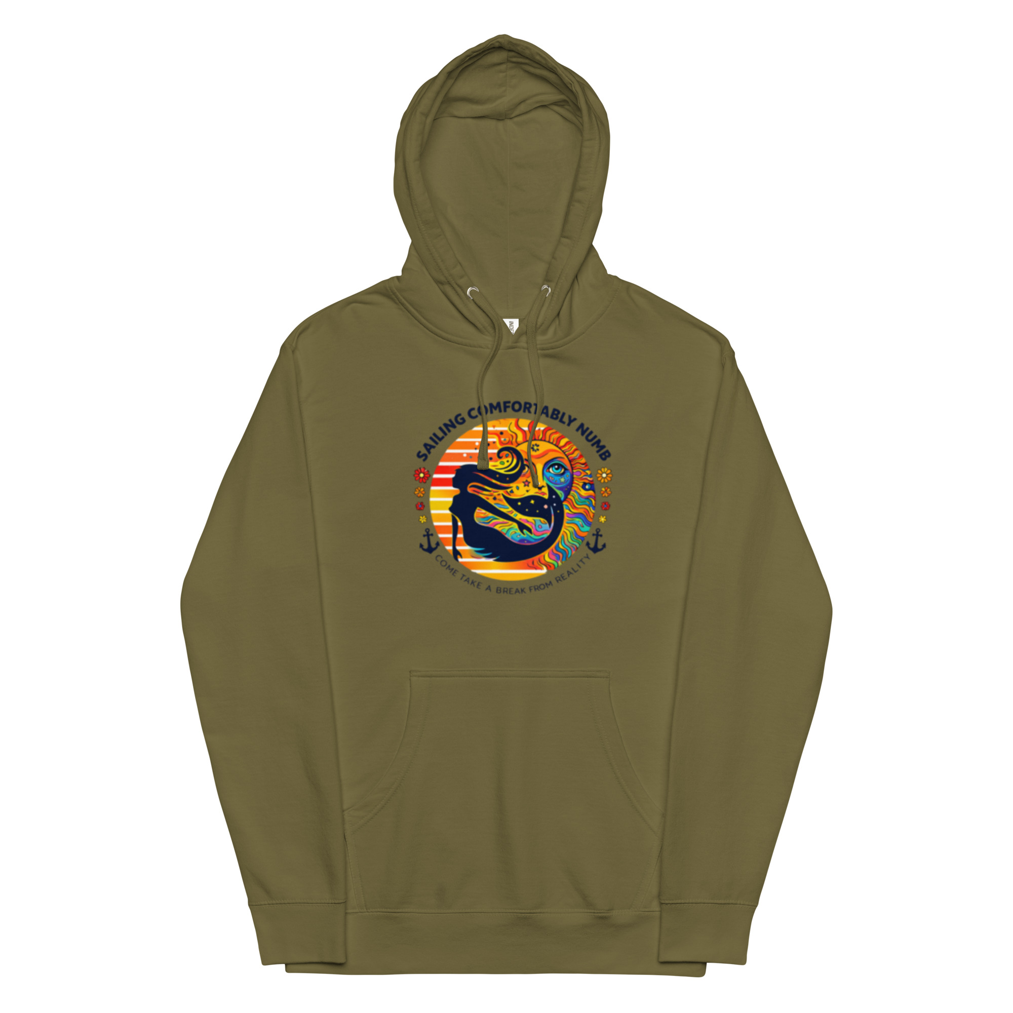 Unisex midweight hoodie 16 midweight hoodie front design