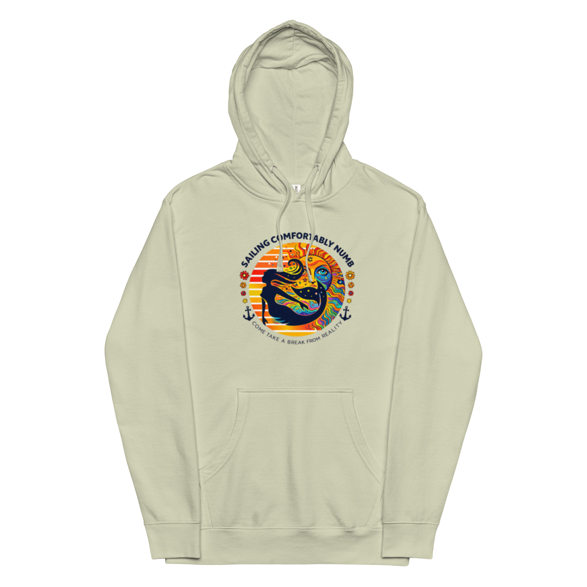 Unisex midweight hoodie 19 midweight hoodie front design