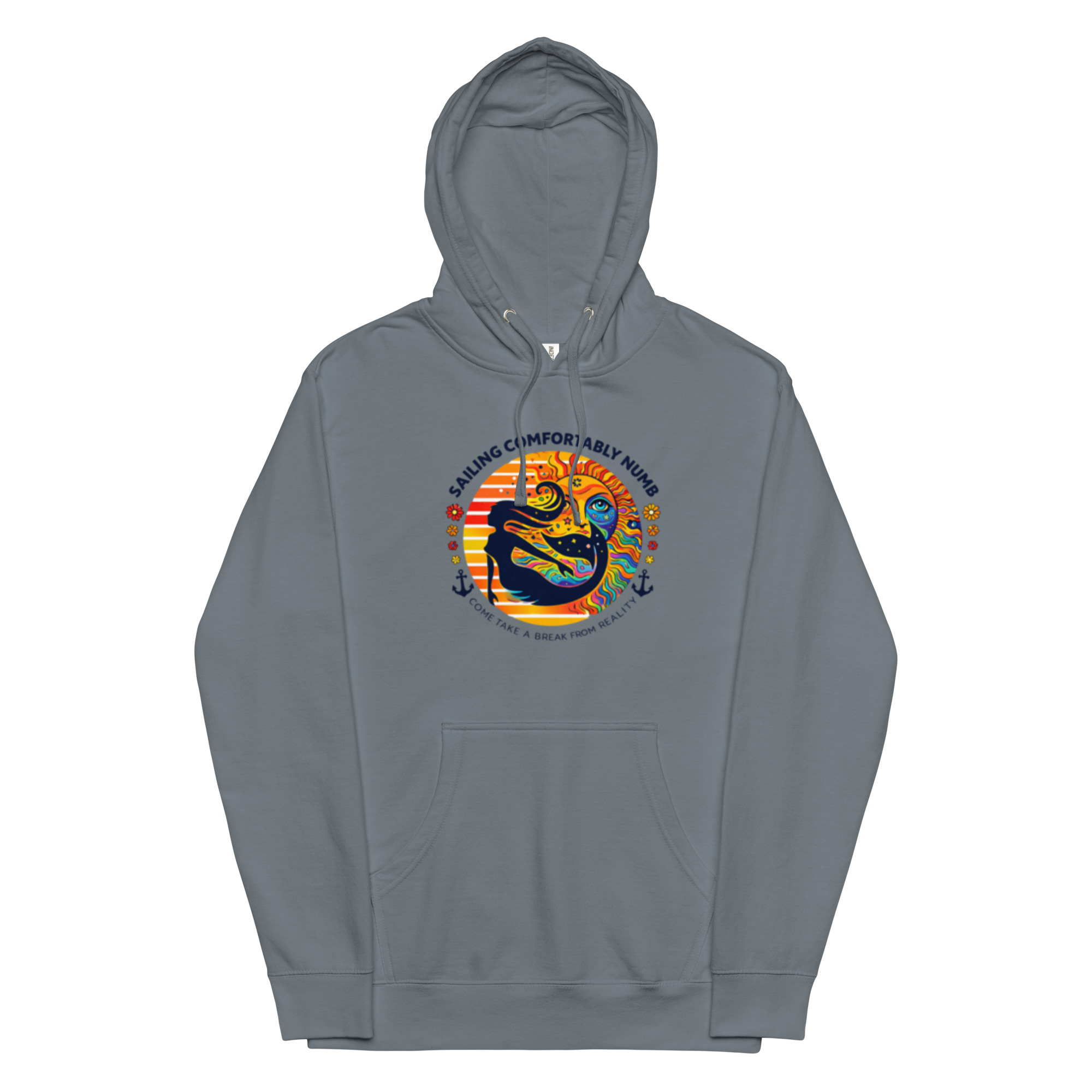 Unisex midweight hoodie 18 midweight hoodie front design