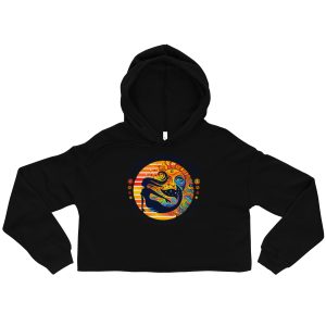 women crop hoodie streetwear outfit